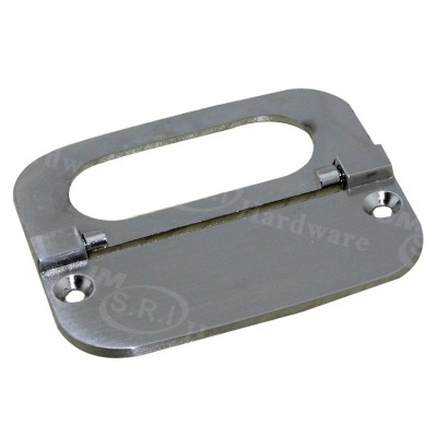 zinc alloy recessed handle , hidden kitchen cabinet handle